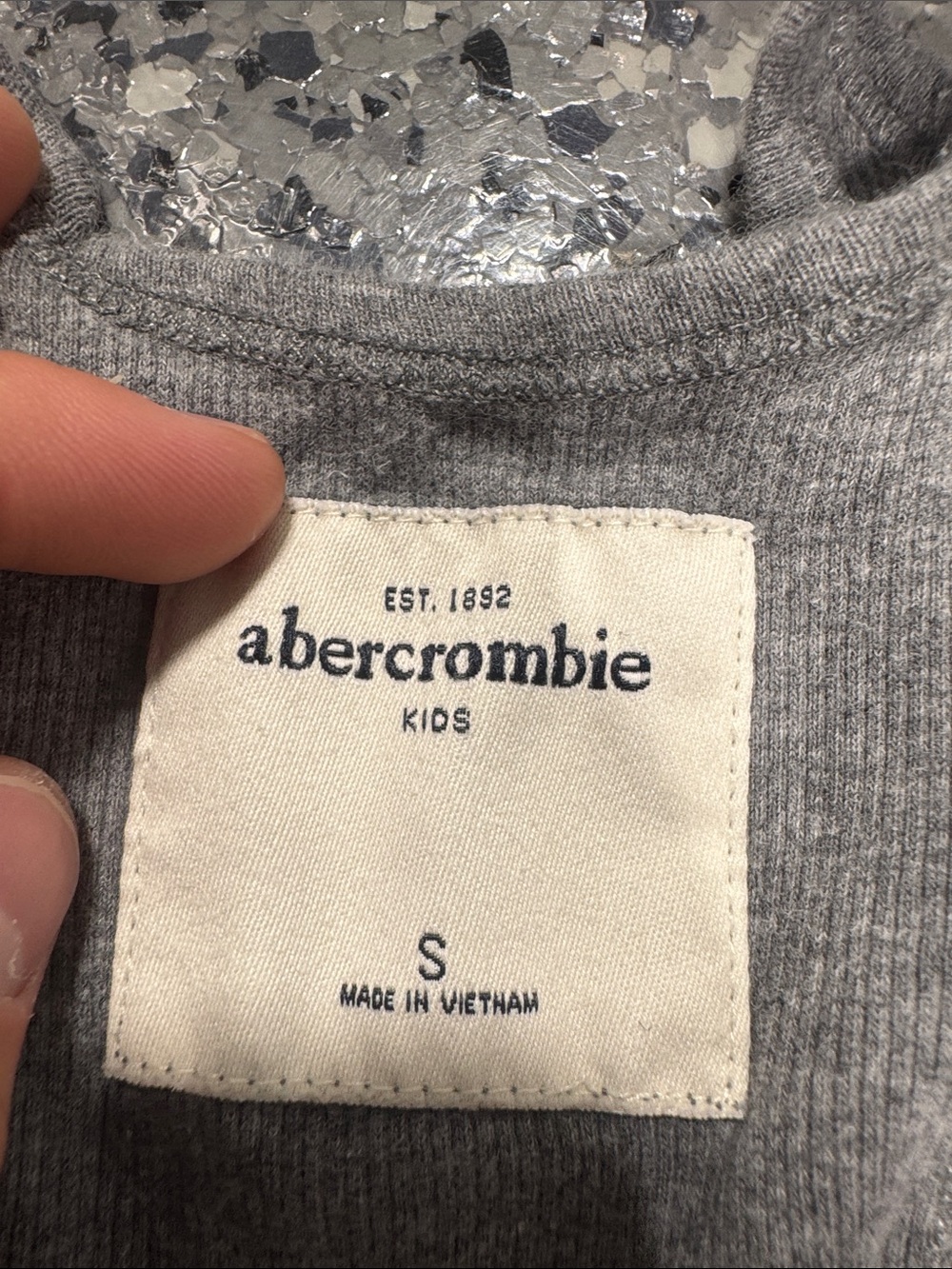 Abercrombie & Fitch Gray Ribbed Racerback Tank - Picture 2 of 3